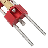 Honing Guide Sharpener Aluminum Alloy Angles Fixed Sharpening Jig for Woodworking Chisels - Front View