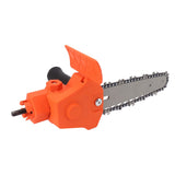 Cordless Electric Saw Conversion Head Adapter Converting A Electric Drill Into Electric Chain Saw 6 Inch Orange