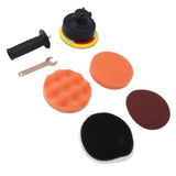 Car Polishing Pad Kit Frosted Paper Electric Drill Polish Head for Car Waxing Sealing Enamel - Front View