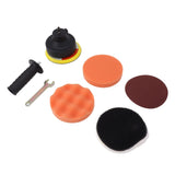 Car Polishing Pad Kit Frosted Paper Electric Drill Polish Head for Car Waxing Sealing Enamel - Side View
