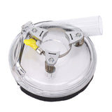 Dust Shroud Kit Transparent ABS Dry Grinding Dust Cover for 4in to 5in Angle Grinders Wet Polisher