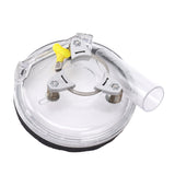 Dust Shroud Kit Transparent ABS Dry Grinding Dust Cover for 4in to 5in Angle Grinders Wet Polisher