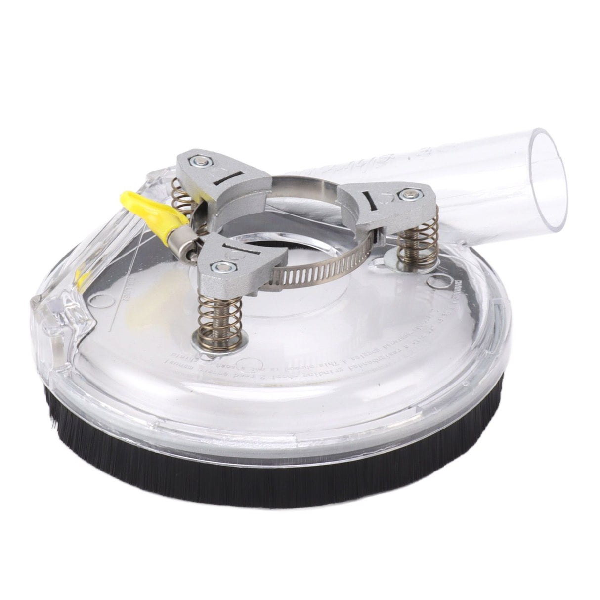 Dust Shroud Kit Transparent ABS Dry Grinding Dust Cover for 4in to 5in Angle Grinders Wet Polisher
