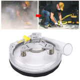 Dust Shroud Kit Transparent ABS Dry Grinding Dust Cover for 4in to 5in Angle Grinders Wet Polisher