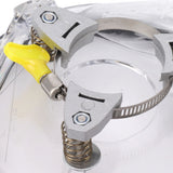 Dust Shroud Kit Transparent ABS Dry Grinding Dust Cover for 4in to 5in Angle Grinders Wet Polisher