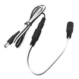 Solar Panel Power Extension Cable DC Extension Cable for Solar Photovoltaic Panel LED Lights Cameras 4m / 13.1ft - Side View