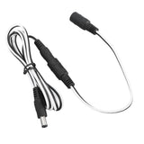 Solar Panel Power Extension Cable DC Extension Cable for Solar Photovoltaic Panel LED Lights Cameras 4m / 13.1ft - Top-Down View