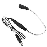 Solar Panel Power Extension Cable DC Extension Cable for Solar Photovoltaic Panel LED Lights Cameras 4m / 13.1ft - 45-Degree Angle