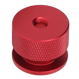 Welding Hood Pipeliner Helmet Fastener Aluminum Alloy Pipeliner Helmet Accessories Headgear Replacement Parts Red - Front View