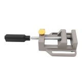 Small Drill Press Vise Aluminum Alloy Quick Release Woodworking Vise for DIY Carving Drilling Machine Tool