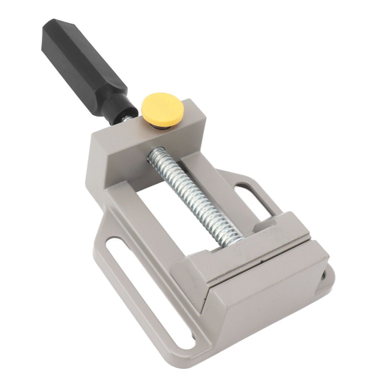 Small Drill Press Vise Aluminum Alloy Quick Release Woodworking Vise for DIY Carving Drilling Machine Tool