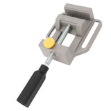 Small Drill Press Vise Aluminum Alloy Quick Release Woodworking Vise for DIY Carving Drilling Machine Tool - Low Angle