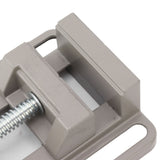 Small Drill Press Vise Aluminum Alloy Quick Release Woodworking Vise for DIY Carving Drilling Machine Tool