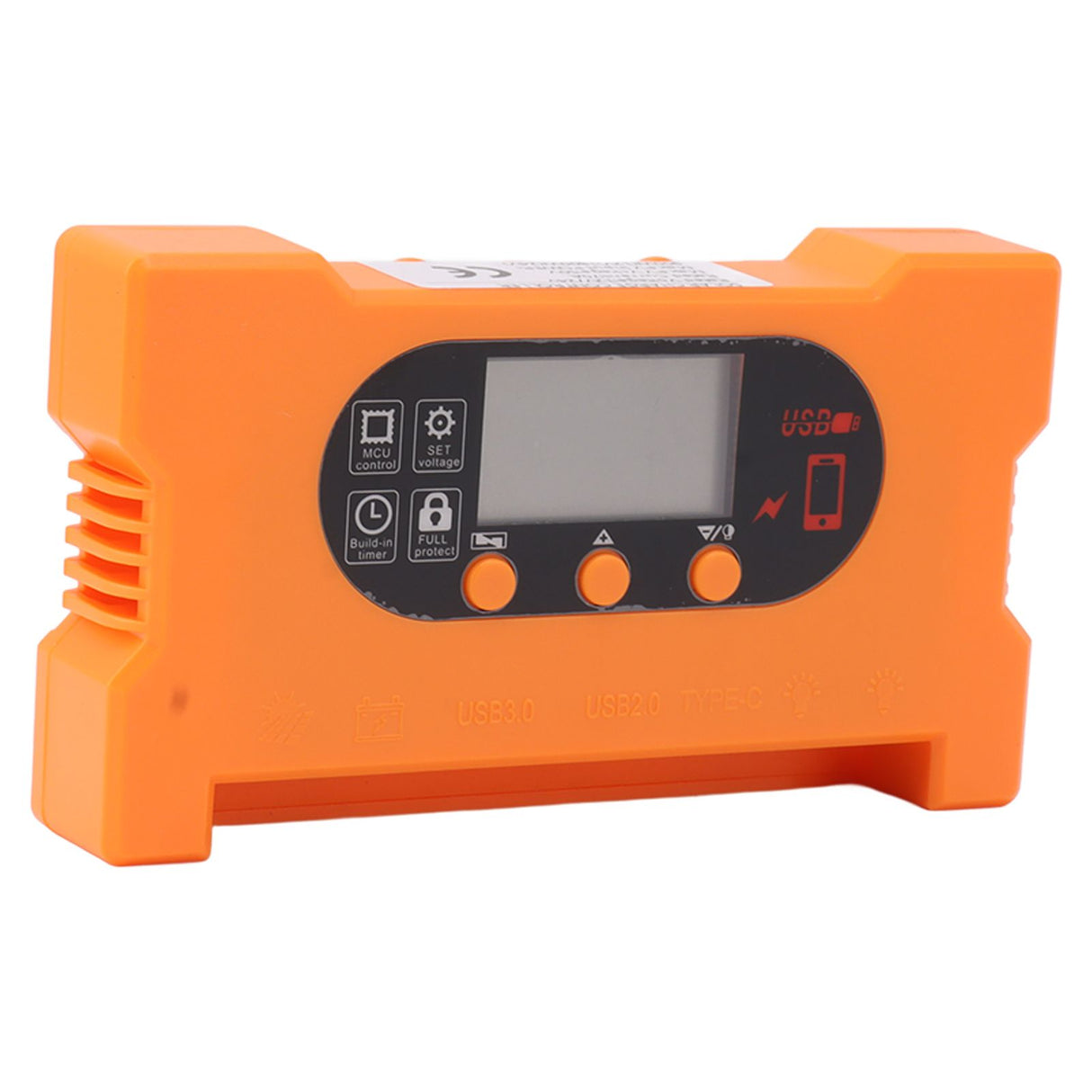 Solar Charge Controller Type C Fast Charge Drive Control Short Circuit Protection Automatic Battery Recognition Solar Regulator 60A