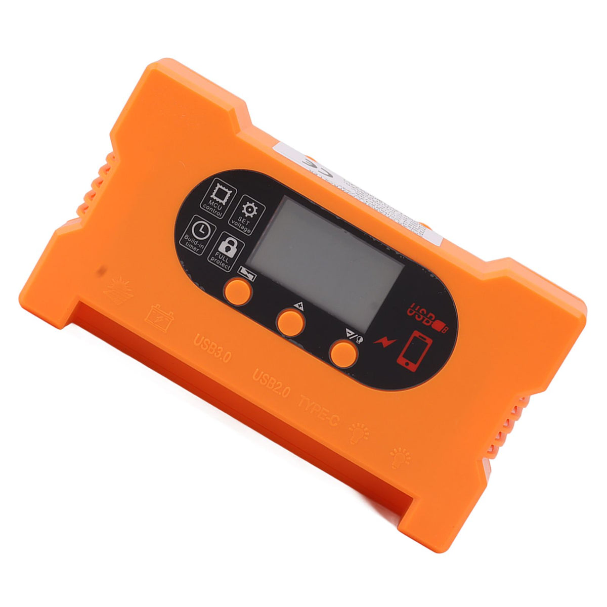 Solar Charge Controller Type C Fast Charge Drive Control Short Circuit Protection Automatic Battery Recognition Solar Regulator 60A