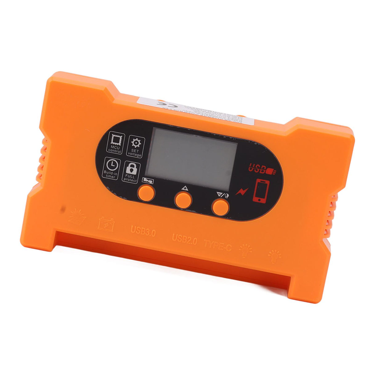 Solar Charge Controller Type C Fast Charge Drive Control Short Circuit Protection Automatic Battery Recognition Solar Regulator 60A