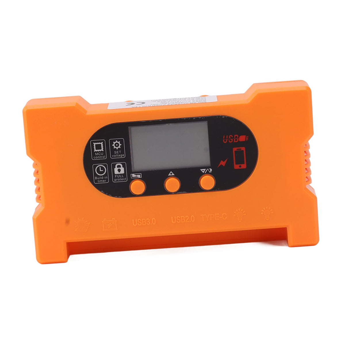 Solar Charge Controller Type C Fast Charge Drive Control Short Circuit Protection Automatic Battery Recognition Solar Regulator 60A