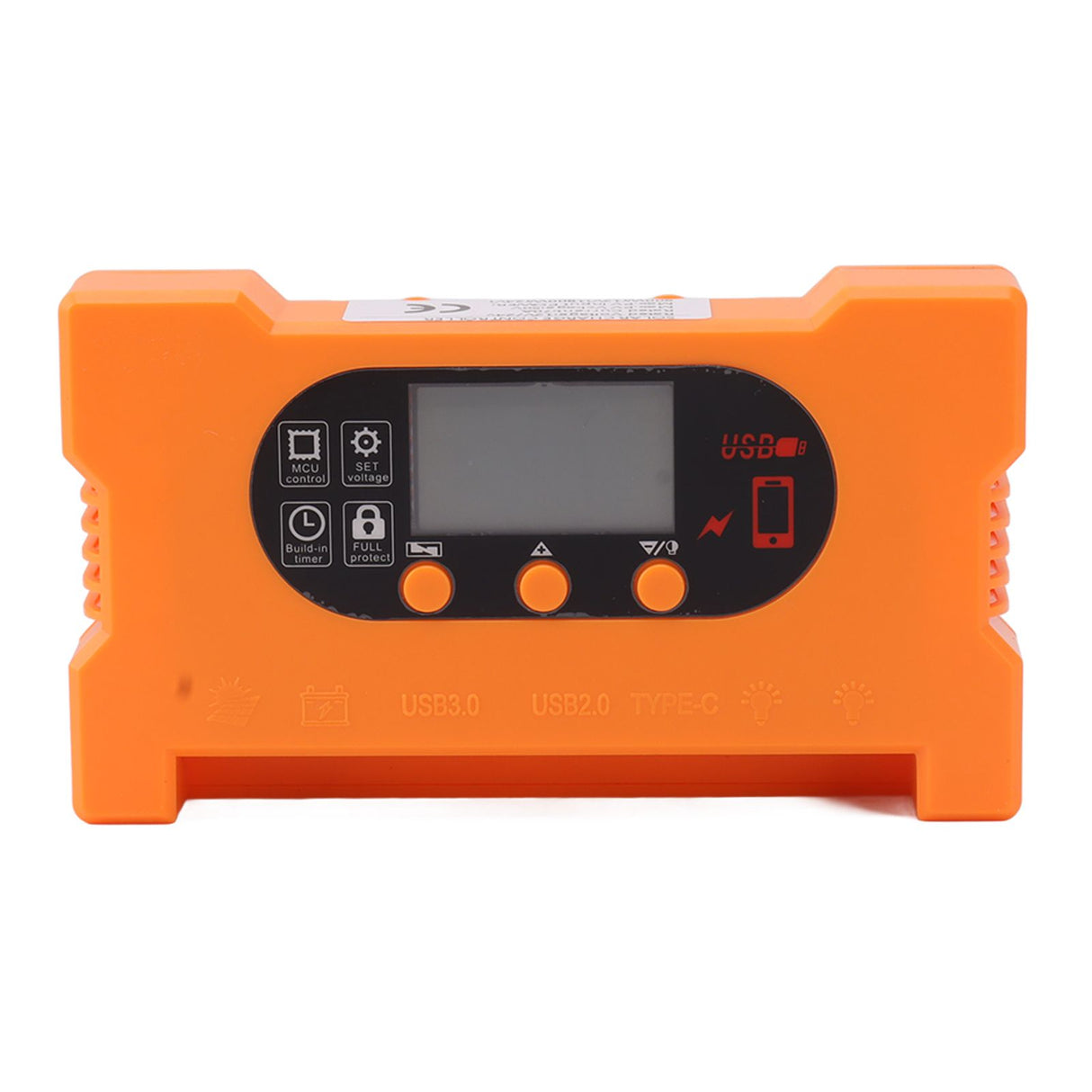 Solar Charge Controller Type C Fast Charge Drive Control Short Circuit Protection Automatic Battery Recognition Solar Regulator 60A