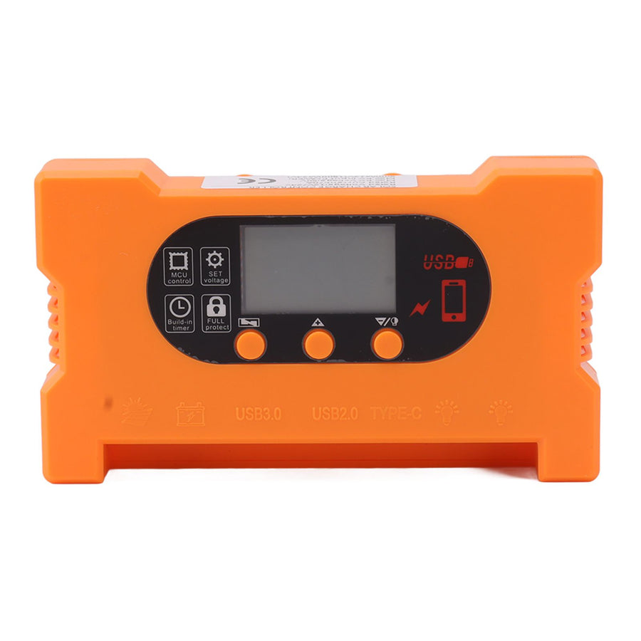 Solar Charge Controller Type C Fast Charge Drive Control Short Circuit Protection Automatic Battery Recognition Solar Regulator 60A