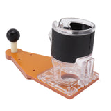 Trimming Machine Flip Plate Accurate Drilling Aluminum Alloy Router Table Insert Plate for House Decoration