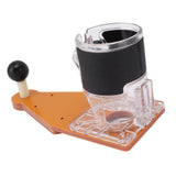 Trimming Machine Flip Plate Accurate Drilling Aluminum Alloy Router Table Insert Plate for House Decoration