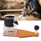 Trimming Machine Flip Plate Accurate Drilling Aluminum Alloy Router Table Insert Plate for House Decoration - Extra Image