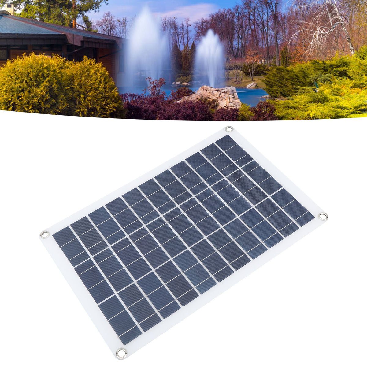 12V Solar Water Pump Professional Efficient Low Noise Solar Powered Water Fountain Pump for Bird Bath Ponds Garden