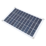 12V Solar Water Pump Kit Continuous Work Low Noise DC Brushless Solar Powered Water Fountain Pump for Pond Garden - Rear View