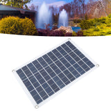 12V Solar Water Pump Kit Continuous Work Low Noise DC Brushless Solar Powered Water Fountain Pump for Pond Garden