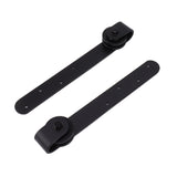 Barn Door Hardware Kit Mini Quiet Slide Easy to Install Carbon Steel Sliding Door Pulley Track Kit for Door Closet - Front View