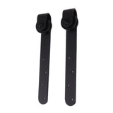 Barn Door Hardware Kit Mini Quiet Slide Easy to Install Carbon Steel Sliding Door Pulley Track Kit for Door Closet - Rear View