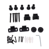Barn Door Hardware Kit Mini Quiet Slide Easy to Install Carbon Steel Sliding Door Pulley Track Kit for Door Closet