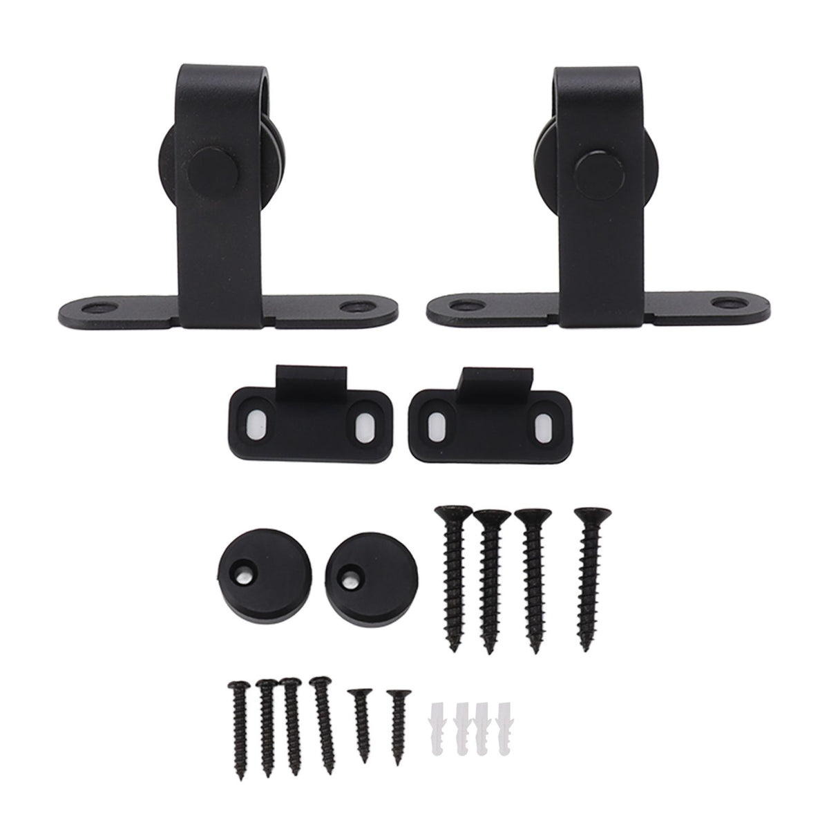 Barn Door Hardware Kit Super Silent Strong Load Bearing Mini Sliding Door Track Roller Kit for Cupboard