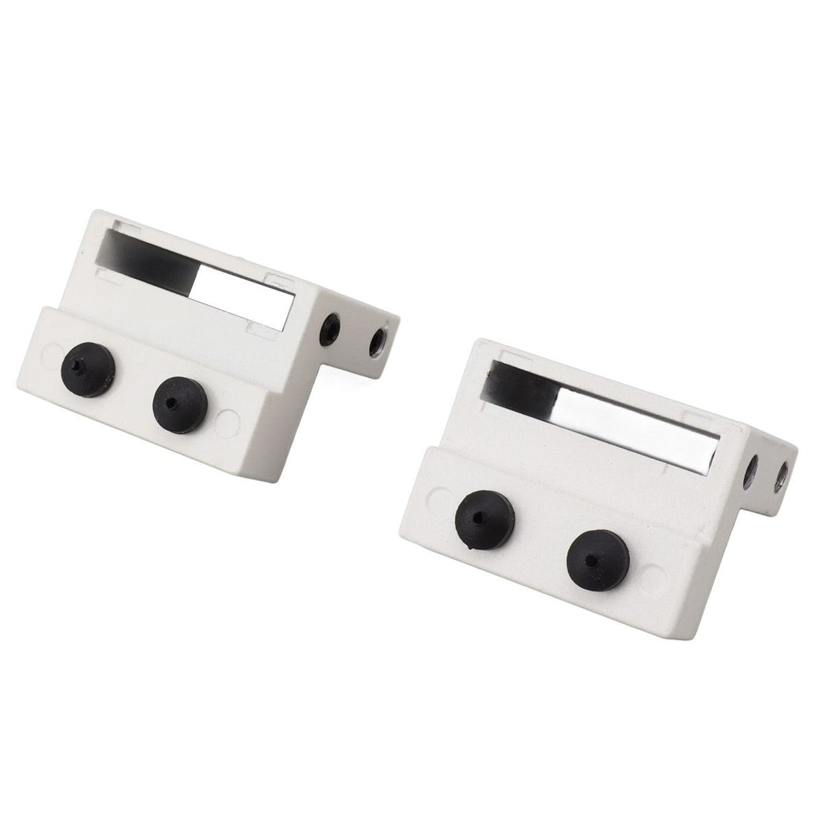 Barn Door Stopper White Sliding Barn Door Hardware Accessories with Hex Wrench for Bedroom Kitchen Living Room