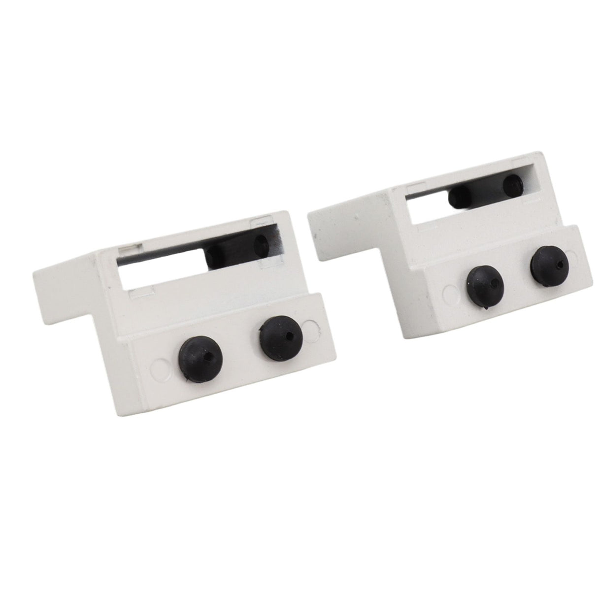 Barn Door Stopper White Sliding Barn Door Hardware Accessories with Hex Wrench for Bedroom Kitchen Living Room