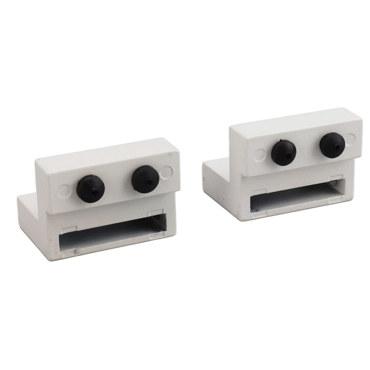 Barn Door Stopper White Sliding Barn Door Hardware Accessories with Hex Wrench for Bedroom Kitchen Living Room