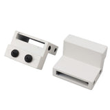Barn Door Stopper White Sliding Barn Door Hardware Accessories with Hex Wrench for Bedroom Kitchen Living Room - Extra Image