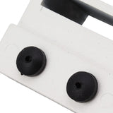 Barn Door Stopper White Sliding Barn Door Hardware Accessories with Hex Wrench for Bedroom Kitchen Living Room