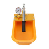 Hydrostatic Pump Tester Hydraulic Manual Water Pressure Test Pump Manual Pipe Leak Detector with Gauge - Top-Down View