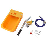Hydrostatic Pump Tester Hydraulic Manual Water Pressure Test Pump Manual Pipe Leak Detector with Gauge - Low Angle