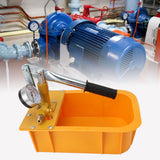 Hydrostatic Pump Tester Hydraulic Manual Water Pressure Test Pump Manual Pipe Leak Detector with Gauge - Extra Image