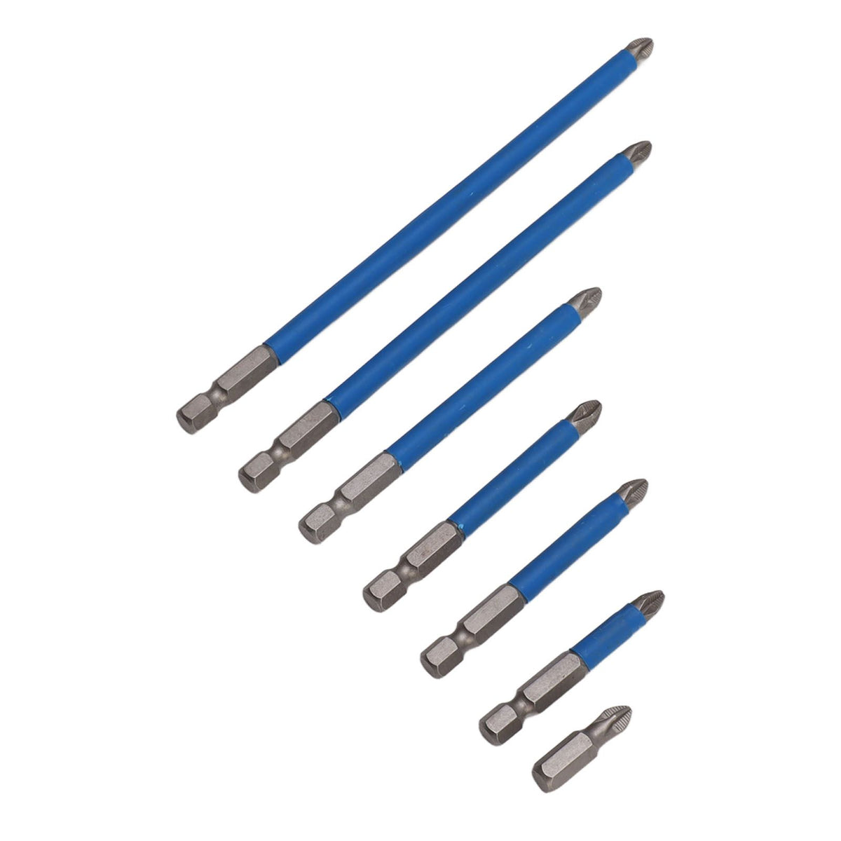 Electric Cross Drill Bit Set High Hardness Alloy Steel Magnetic Anti Slip Screwdriver Bit