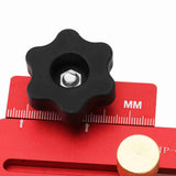 Woodworking Table Saw Jig Aluminum Alloy Router Table Band Saw Jig Guide for Repeat Narrow Strip Cuts - Extra Image