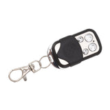 Garage Door Opener Remote Portable Prevent Interference Universal 433MHz 4 Button Garage Door Remote with Keychain - Top-Down View