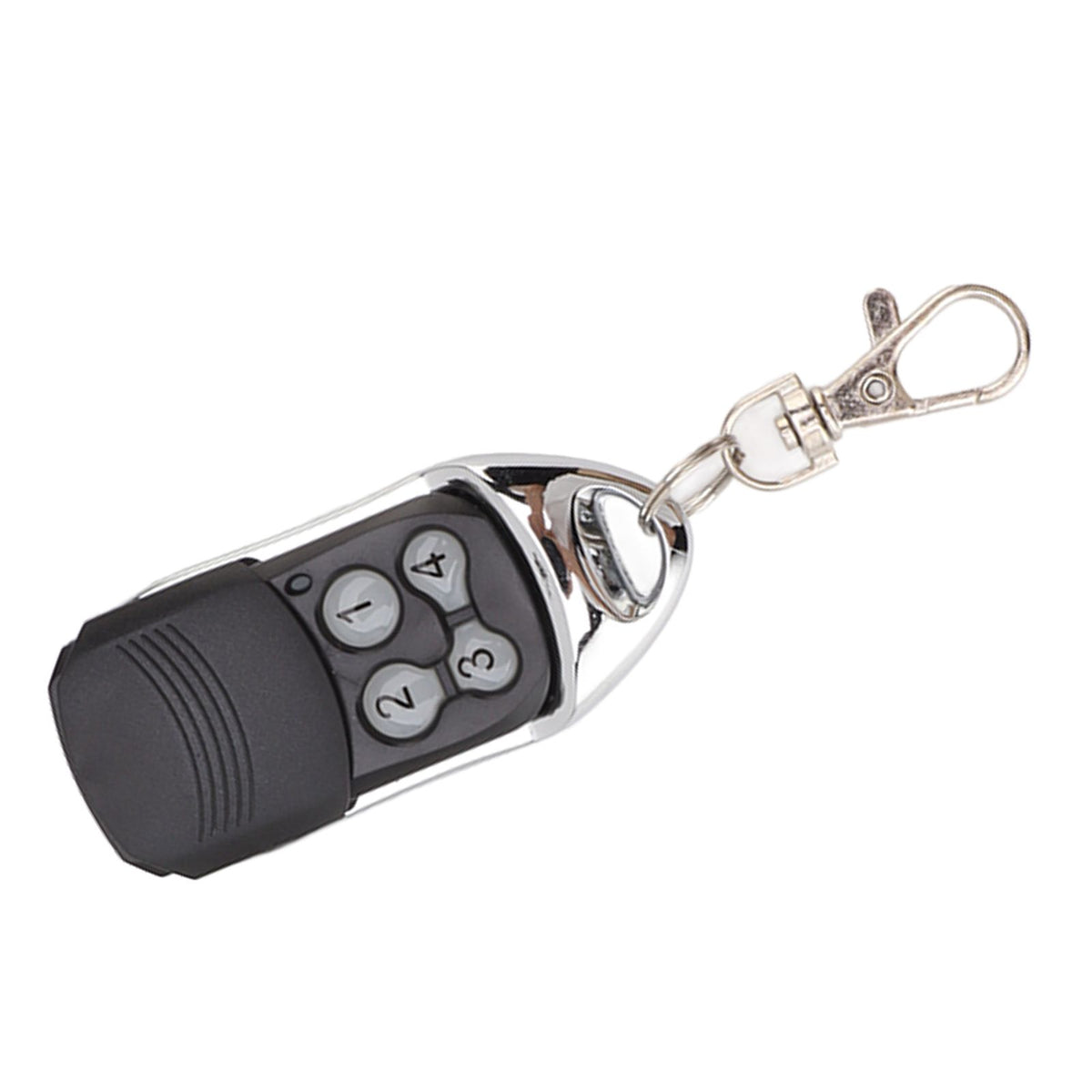 Garage Door Opener Remote Control with Keychain Programmable 4 Button Safe Easy Setup 433.42MHz for Telis 1