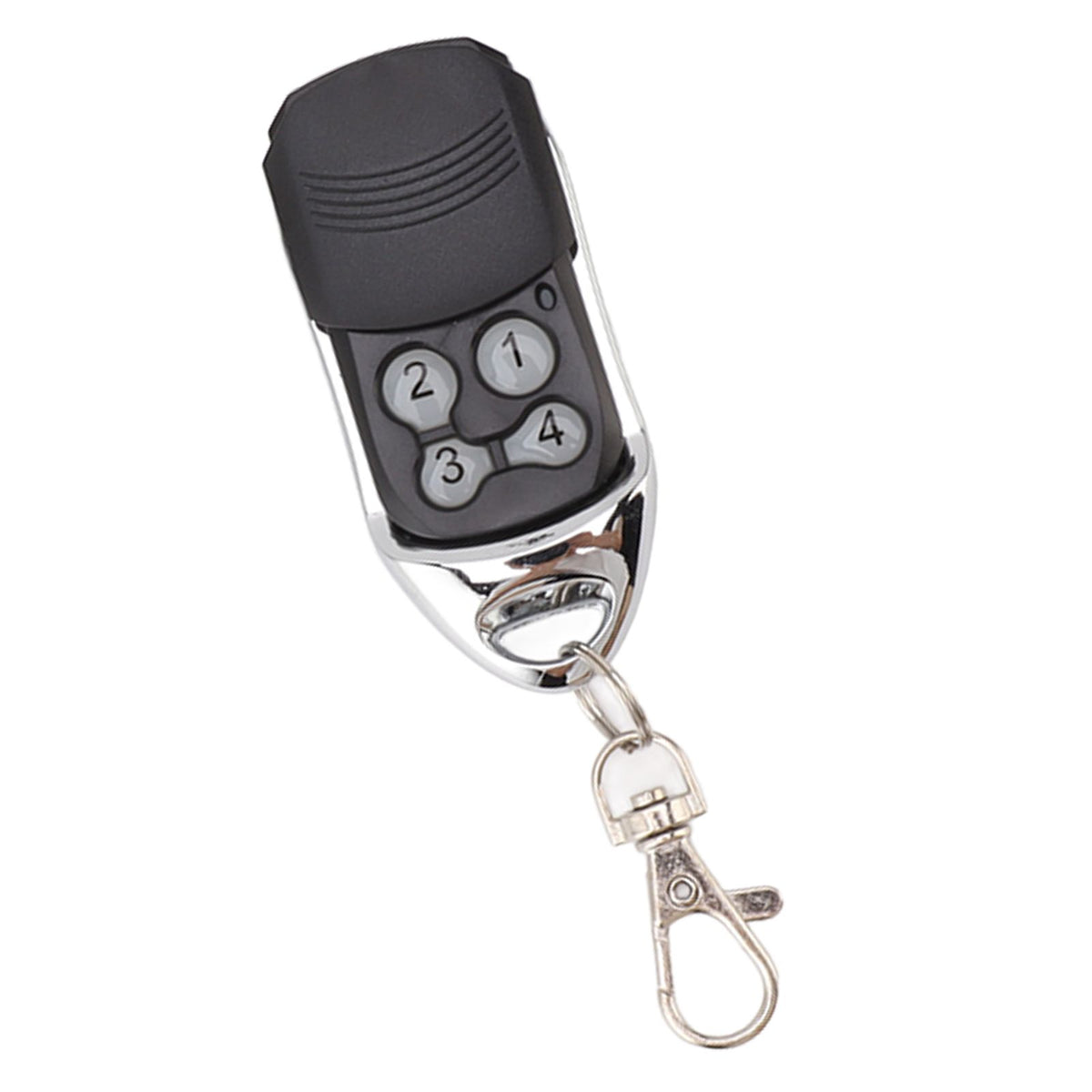 Garage Door Opener Remote Control with Keychain Programmable 4 Button Safe Easy Setup 433.42MHz for Telis 1