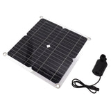Solar Water Pump Kit 50W Solar Panel 22W Water Fountain Pump with Battery Box Timing Controller DC12V