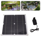 Solar Water Pump Kit 50W Solar Panel 22W Water Fountain Pump with Battery Box Timing Controller DC12V