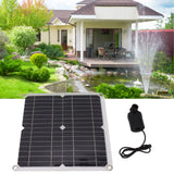 Solar Water Pump Kit 50W Solar Panel 22W Water Fountain Pump with Battery Box Timing Controller DC12V