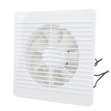 Solar Panel Powered Fan Maintain Air Circulation 6 Blades 15W Solar Panel Exhaust Fan for Chicken Coops Greenhouses 8 in - Low Angle